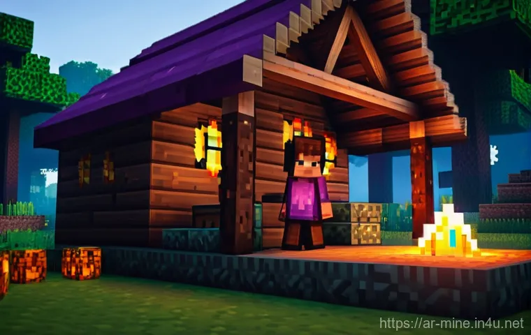 마인크래프트 생존 공예 팁 - **Prompt:** A young, pixelated Minecraft character, appearing to be in their late teens, wearing sta...